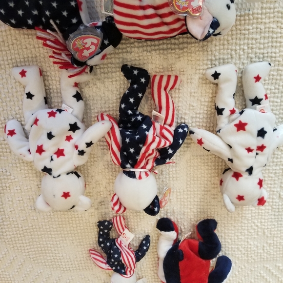 BEANIE BABIES 7 Piece Americana Bundle - Picture 4 of 5
